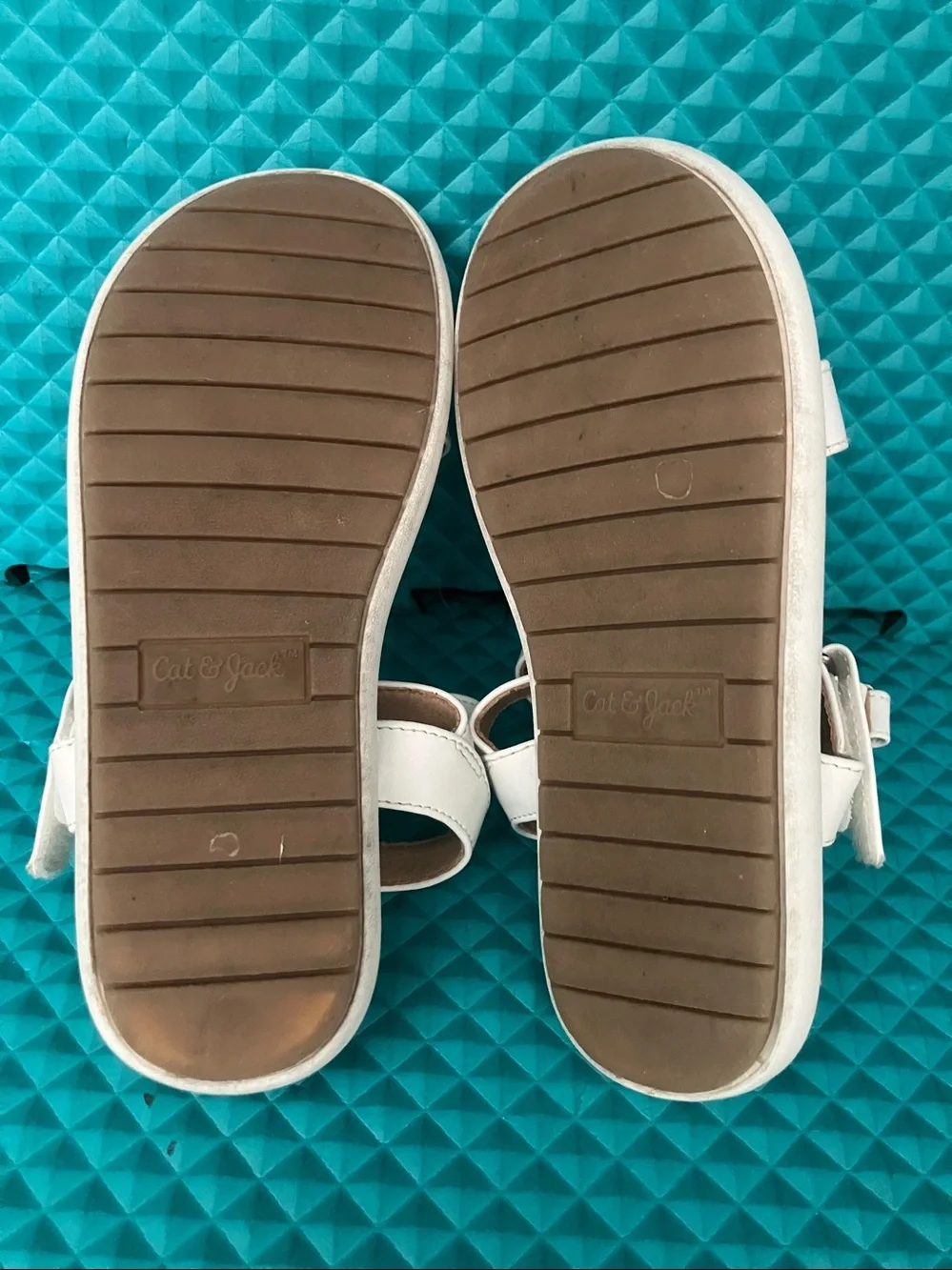 CAT & JACK and Other Big Girls Sandals | Bundle of Three Pairs | 12-13
